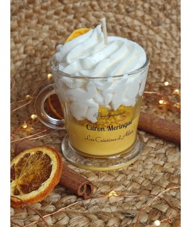 Bougie Tasse citron meringué