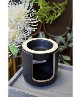 Brûle-parfum simple black