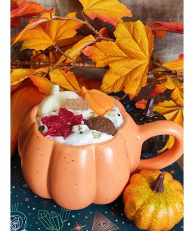 Bougie citrouille d'Automne