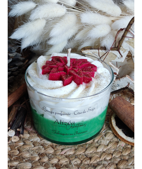 Bougie Fleur de Noël