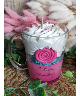 Bougie gourmande Barbe à papa