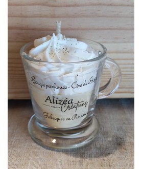 Bougie tasse vanille