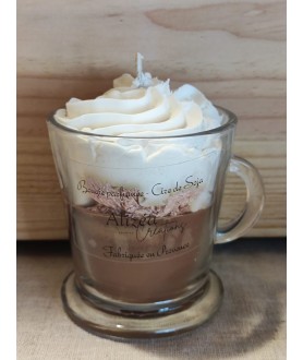 Bougie tasse Rocher Praliné