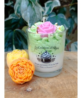 Bougie "mon jardin secret"