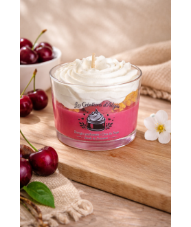 Bougie gourmande Cerise noire