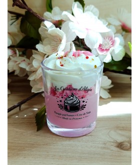 Bougie gourmande fleur de...