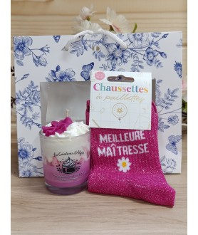 Coffret Maitresse bougie +...