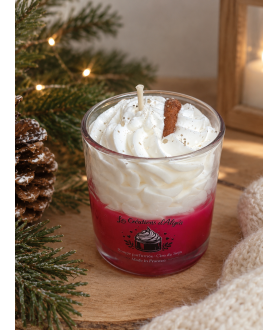 Bougie de Noël Pomme cannelle