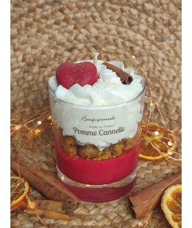 Bougie de Noël Pomme cannelle