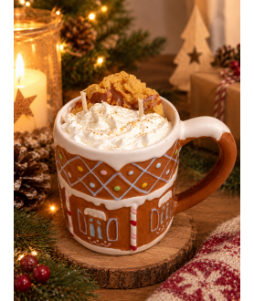 Mug bougie Cookies de Noël
