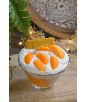 Bougie "coupe de mangue"