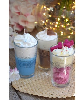 Coffret 3 bougies verrine