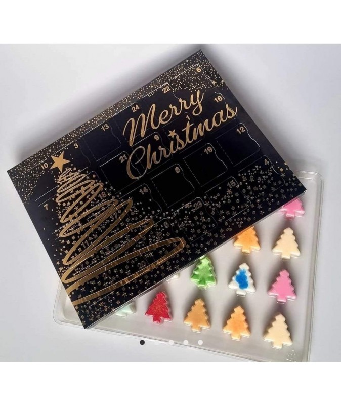 Pré commande calendrier de l'Avent Noir 24 fondants Pré commande calendrier de l'Avent Noir 24 fondants